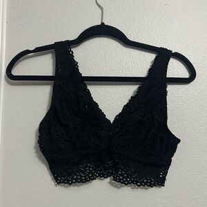 Altar’d State Black Bralette Size Large